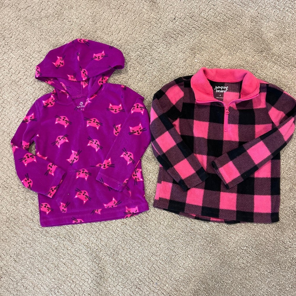 Girls Fleece Long Sleeve Tops Lot 3T